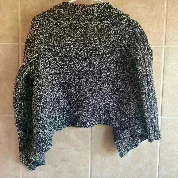 Girls Ralph Lauren Cable Knit Open Front Shawl Collar Cropped Cardigan 8/10 Med - Picture 2 of 10